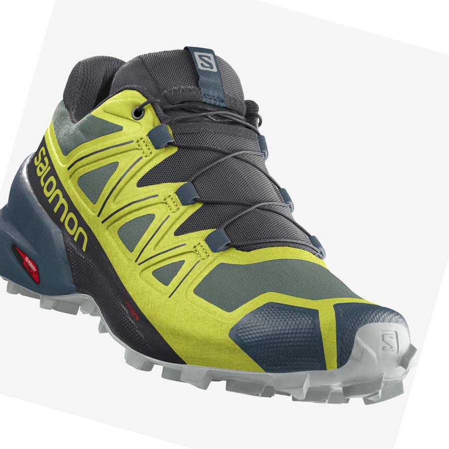 Salomon SPEEDCROSS 5 Trail Futócipő Férfi Sárga Fekete | HU 2113RVD